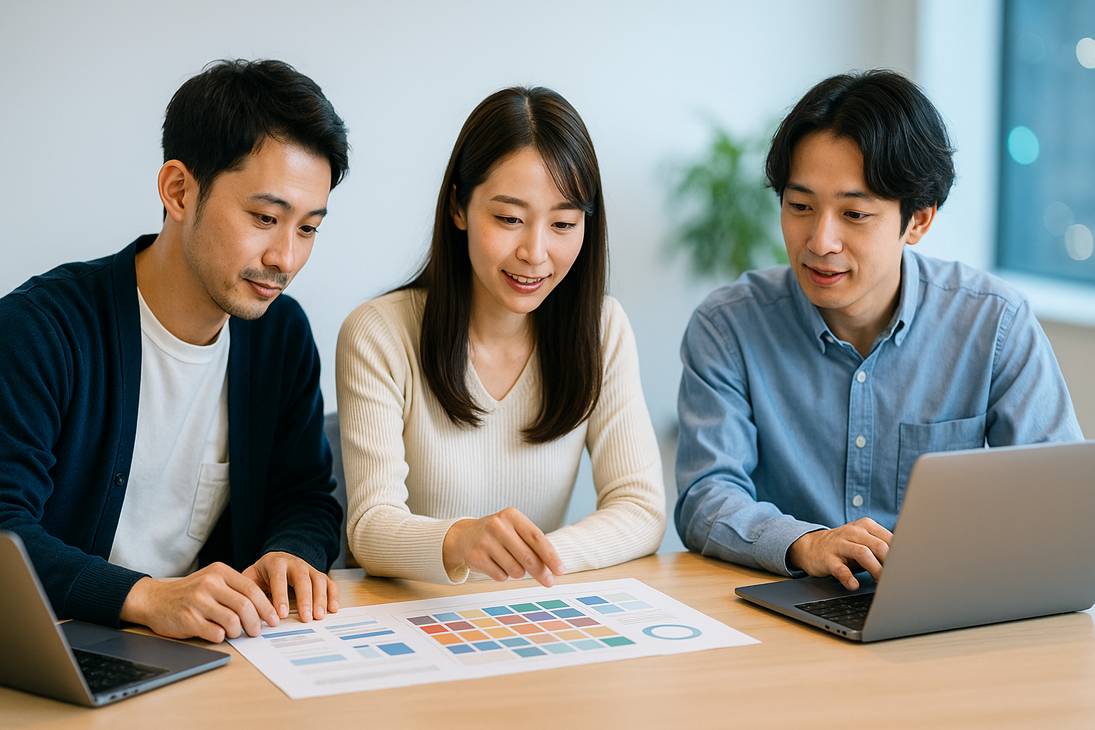 Web事業の制作風景（リアルイメージ）